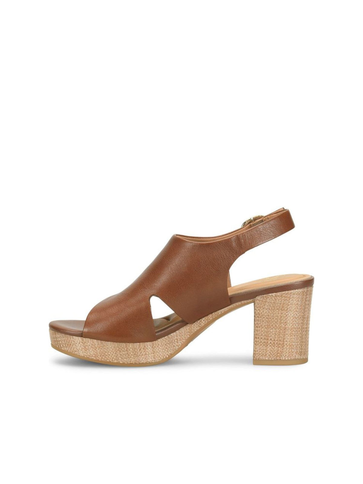 Söfft Liv Platform Slingback Sandal golden brown 