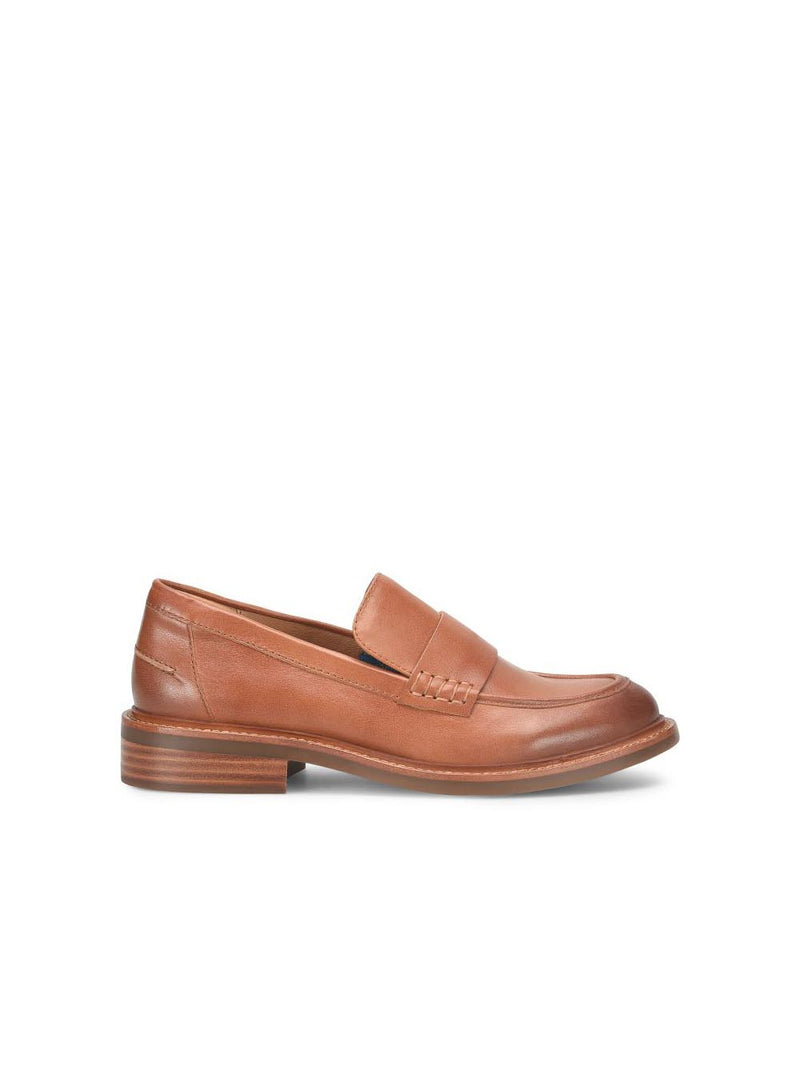 Sofft Shoes Meryl Waterproof Leather Loafer Luggage