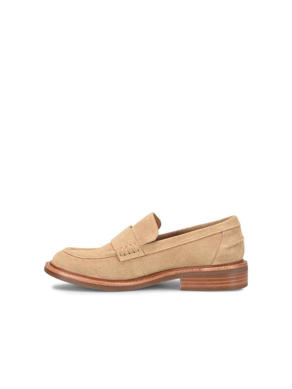 Sofft Shoes Meryl Waterproof Suede Leather Loafer Sand