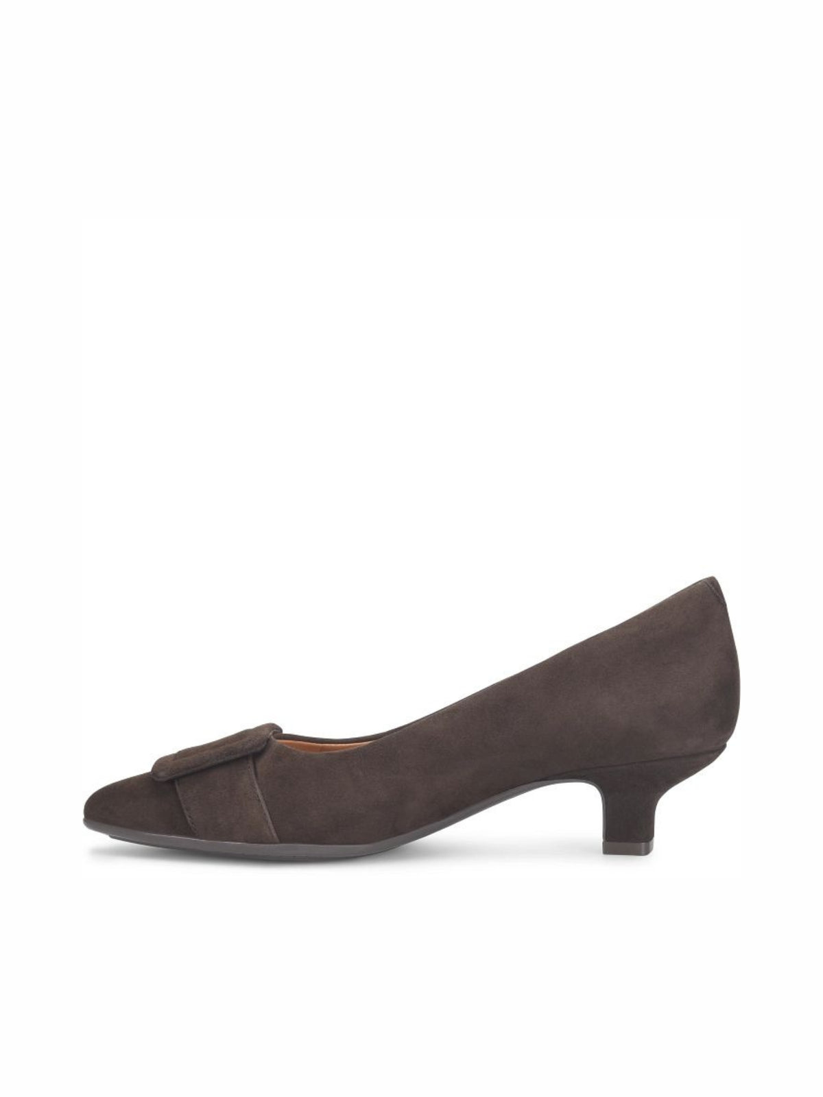 Söfft Sadie Buckle Kitten Heel chocolate brown 