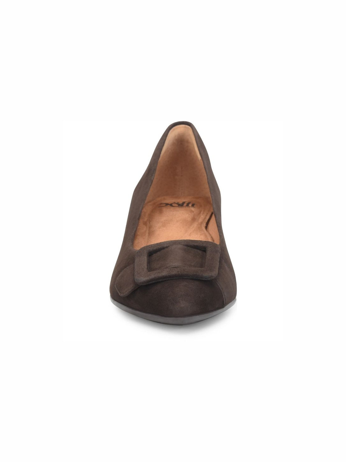 Söfft Sadie Buckle Kitten Heel chocolate brown 