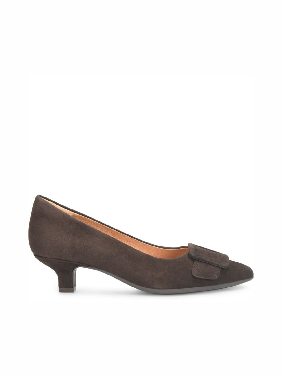 Söfft Sadie Buckle Kitten Heel chocolate brown 