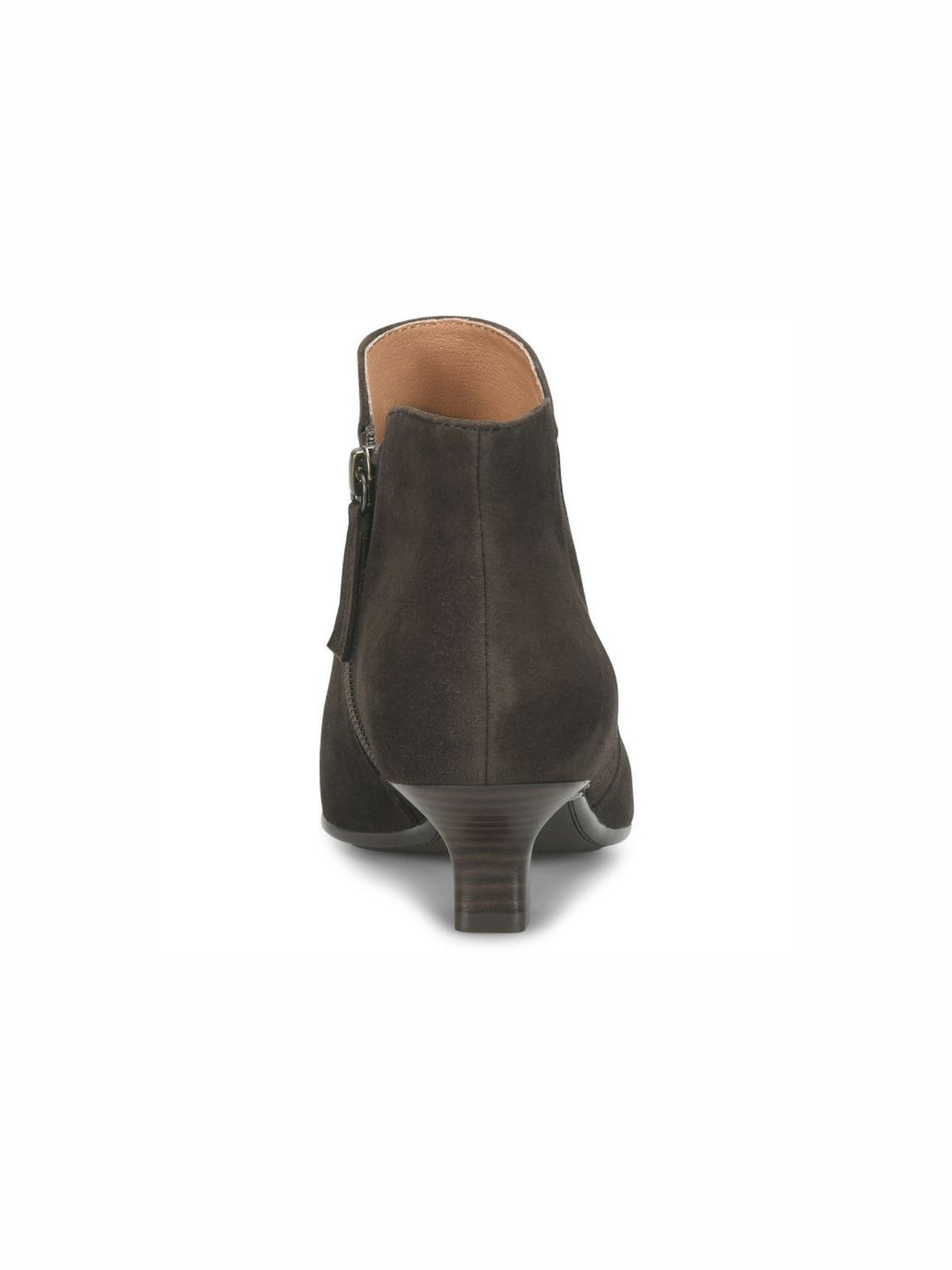 Söfft Sawyer Kitten Heel Boot dark chocolate suede 