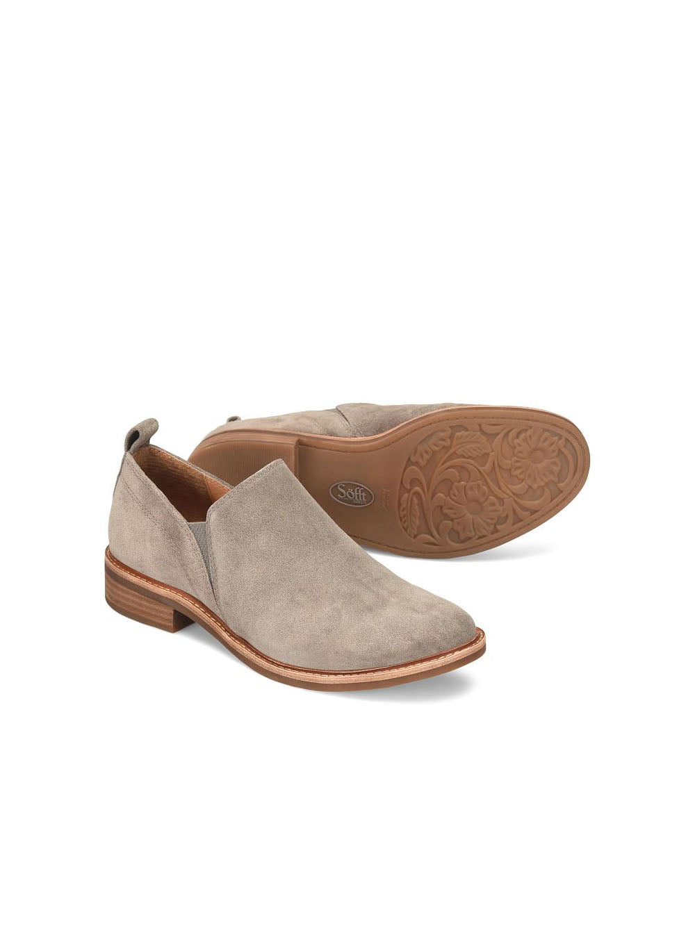 Sofft Shoes Naisbury II Slip-On in Taupe Suede