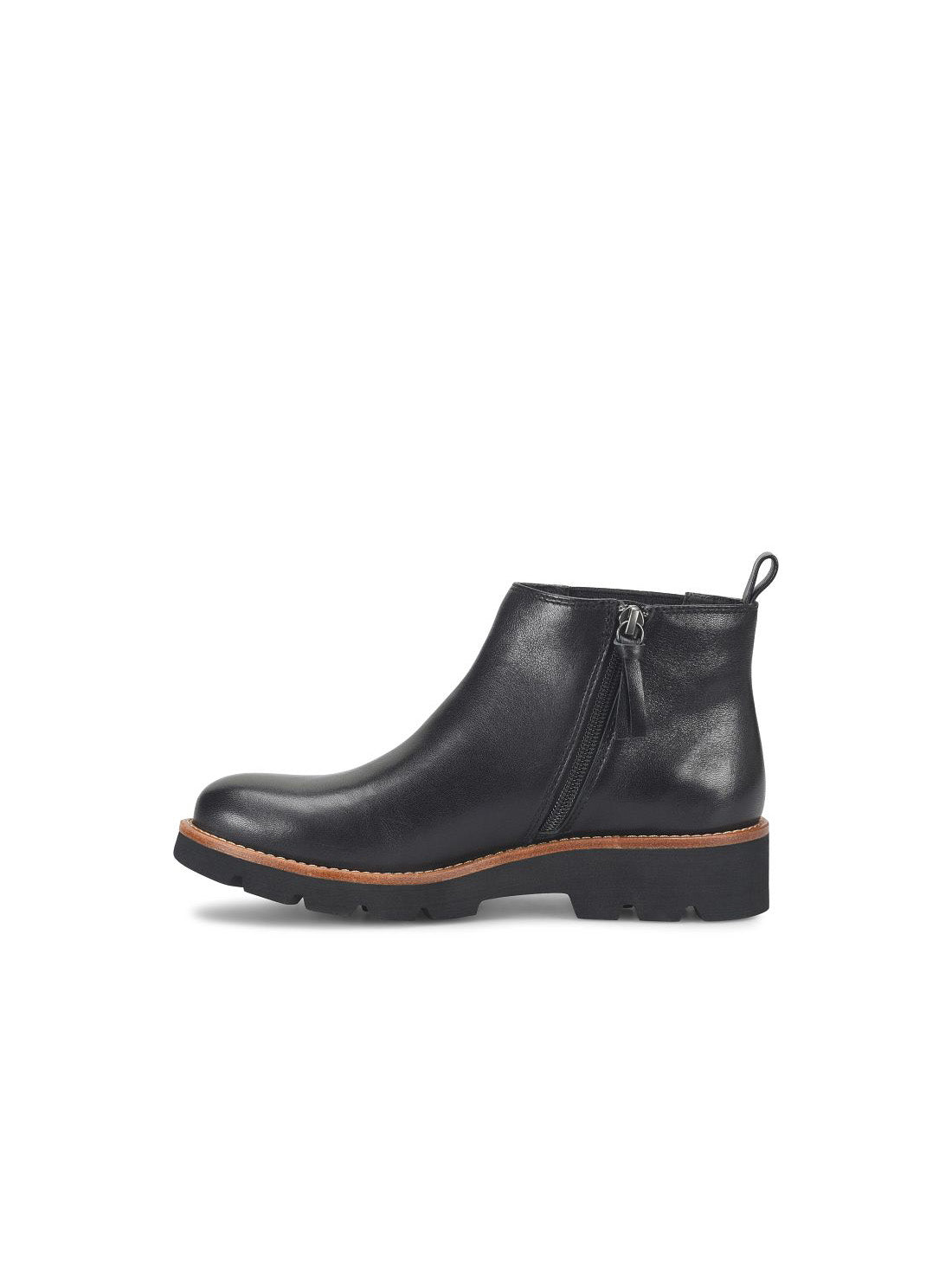 Sofft Shoes Paige Waterproof Chelsea Boots in Black Leather