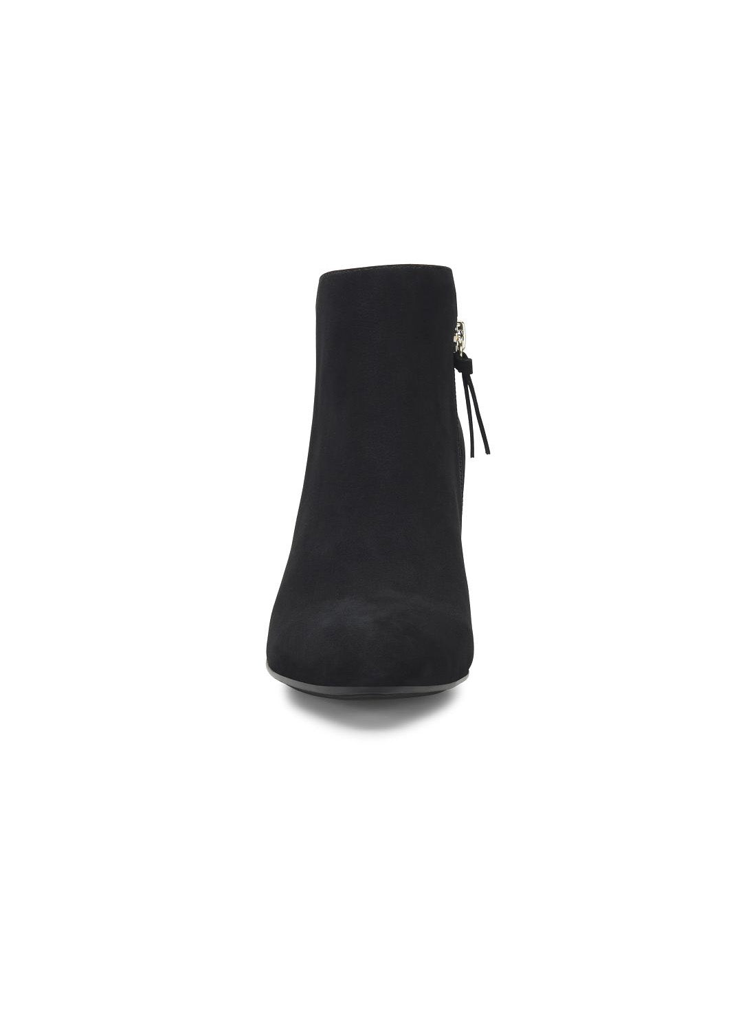 Sofft Shoes Sasha Waterproof Helled Ankle Bootie in Black Suede