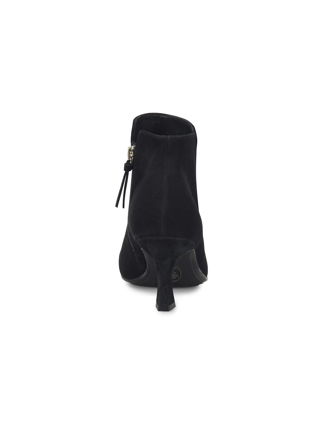 Sofft Shoes Sasha Waterproof Helled Ankle Bootie in Black Suede