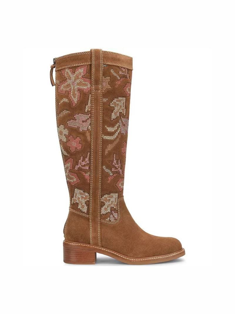 Söfft Taryn Embroidered Waterproof Suede Riding Boot