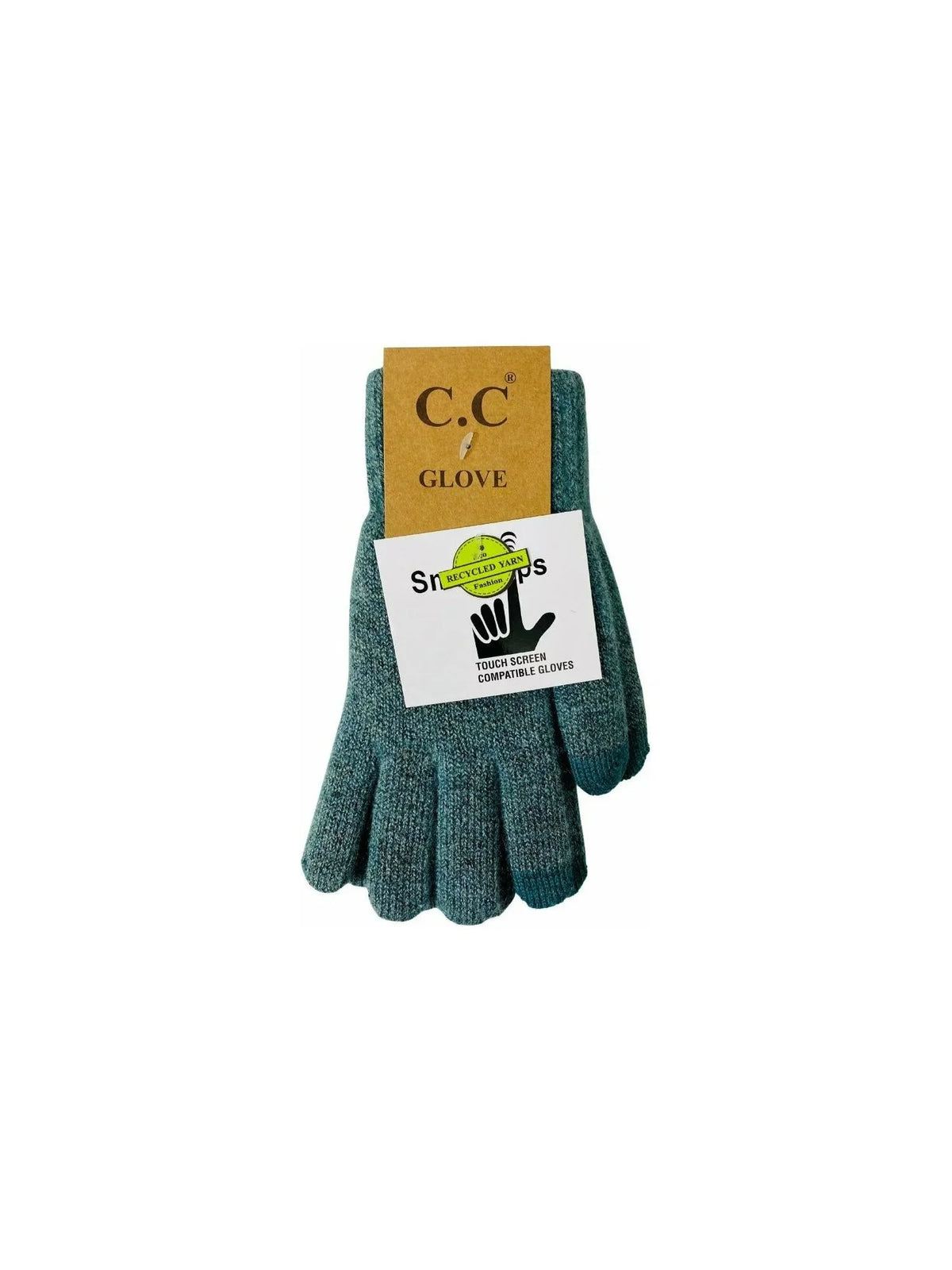 Soft Knit Touch Screen Gloves Heather Forest