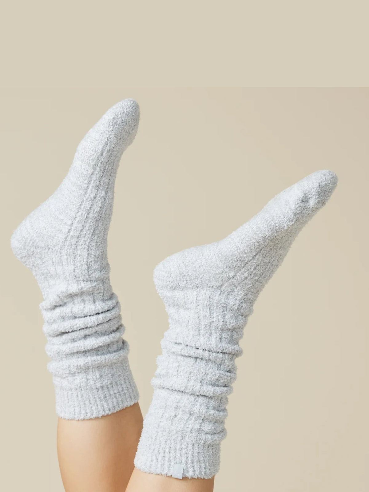 Marshmallow Slouch Socks heather grey 