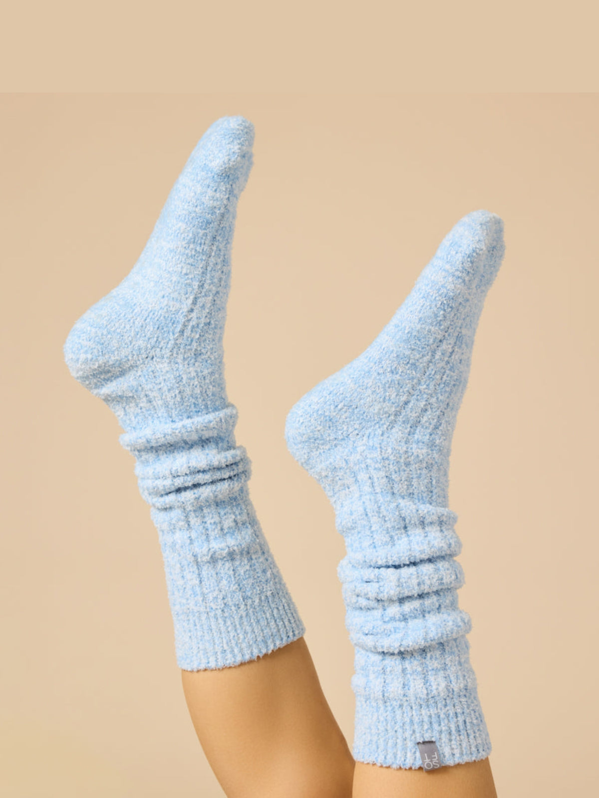 Marshmallow Slouch Socks sky blue 