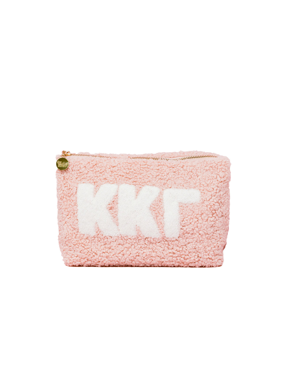 sorority greek letter pink teddy makeup pouch kappa kappa gamma