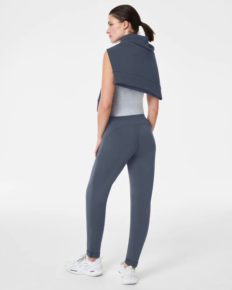 Spanx AirEssentials Tapered Pant in dark storm-back view