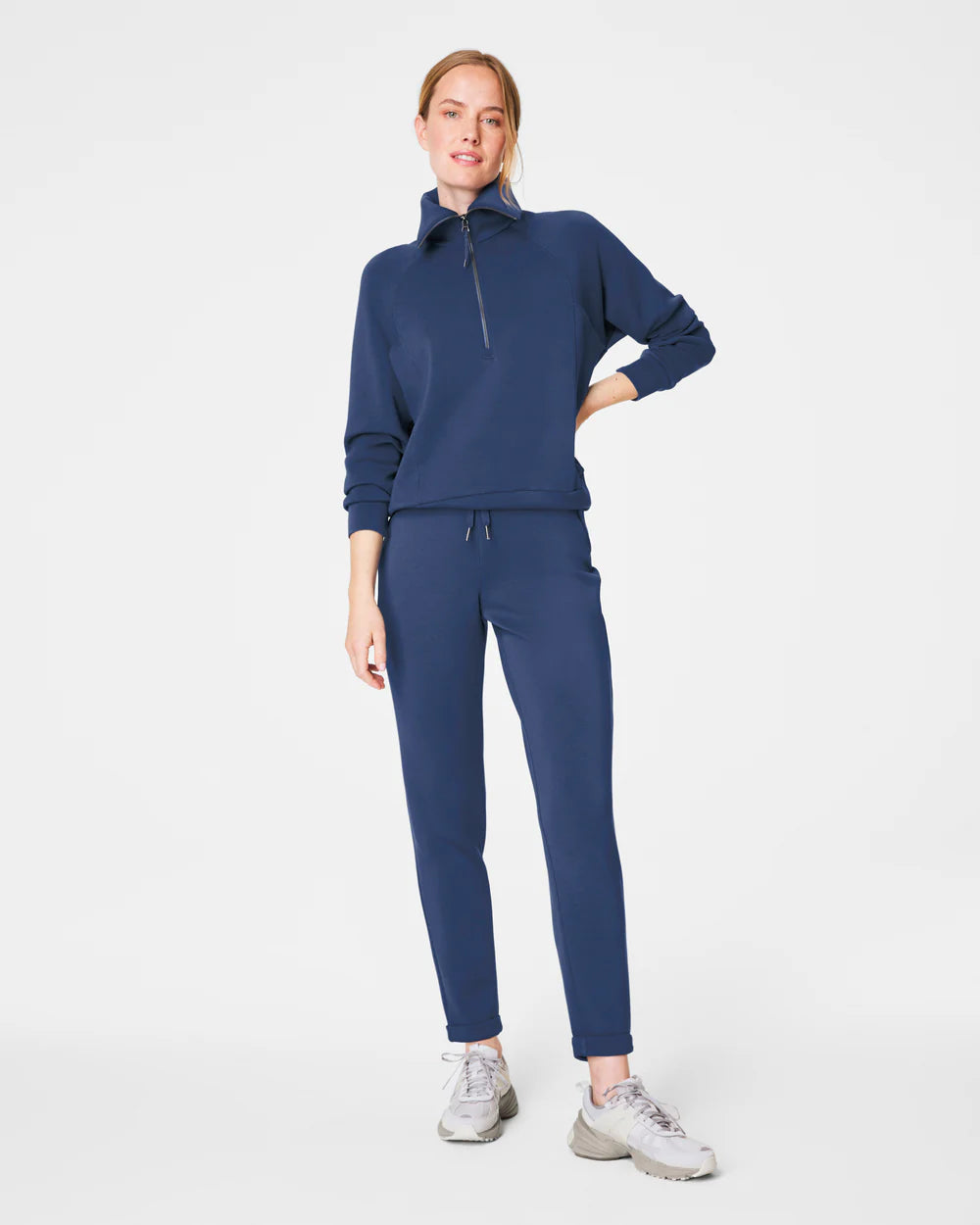 SPANX AirEssentials Tapered Pant  in faded indigo