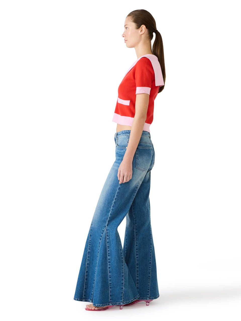 Steve Madden Aden Sweater Cardigan scooter red