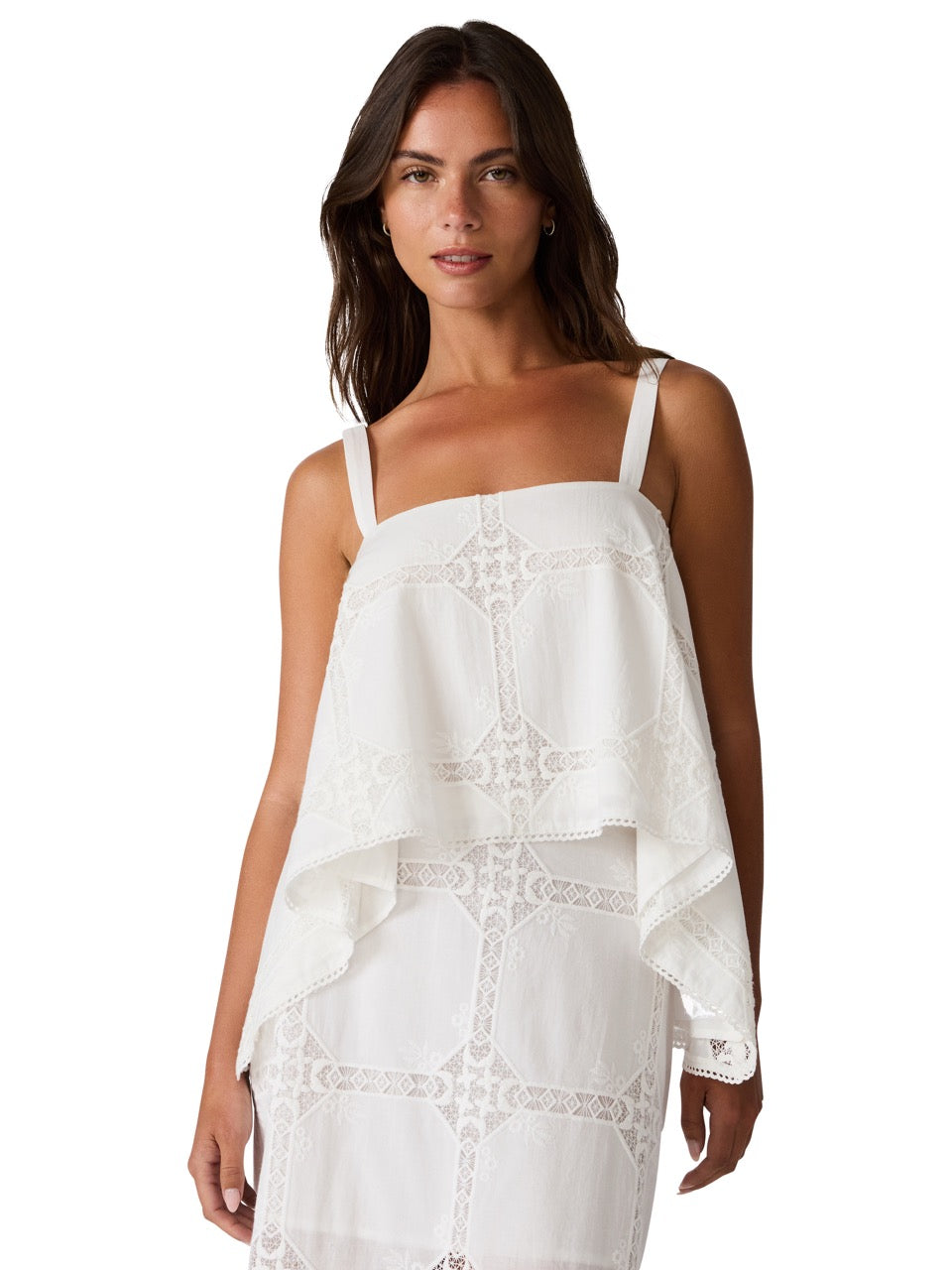 Steve Madden Ainslee Eyelet Cami Top