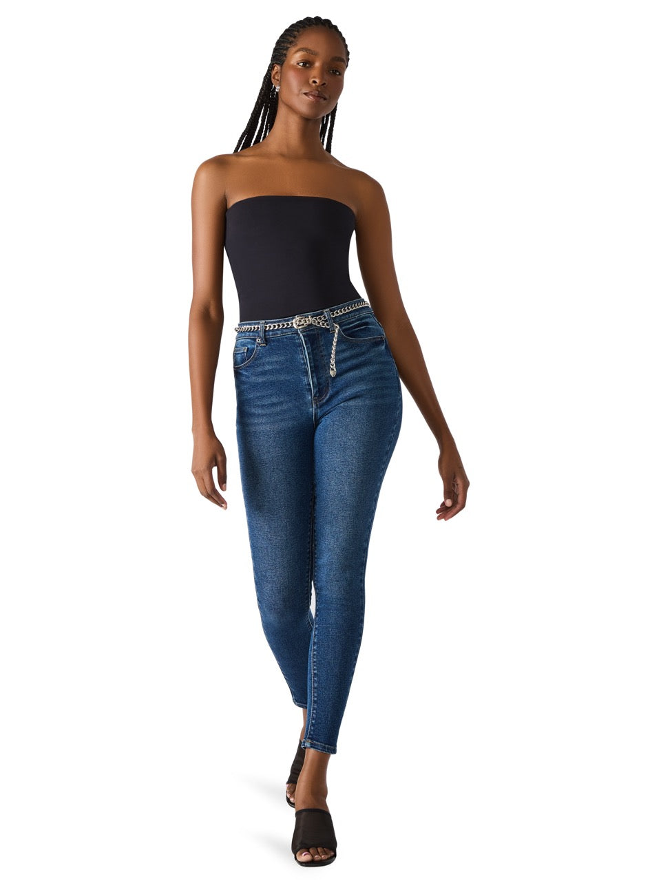Steve Madden Aria Reversable Tube Top in black or white