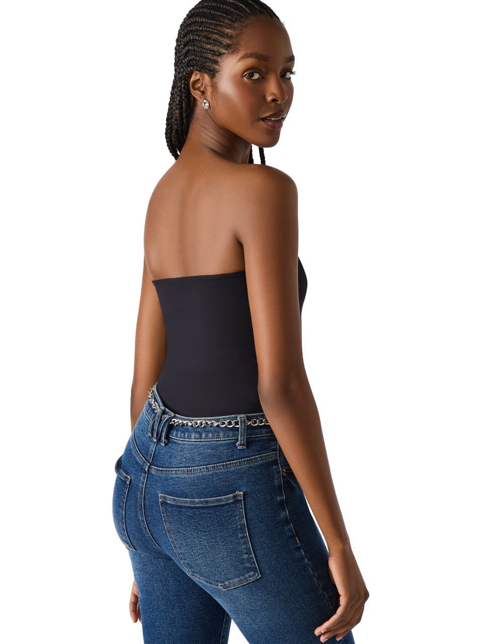 Steve Madden Aria Reversable Tube Top in black or white