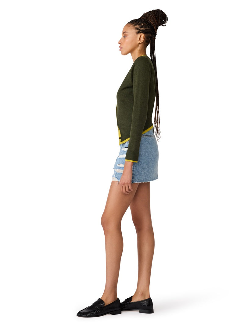 Steve Madden Arwen Cardigan dark olive