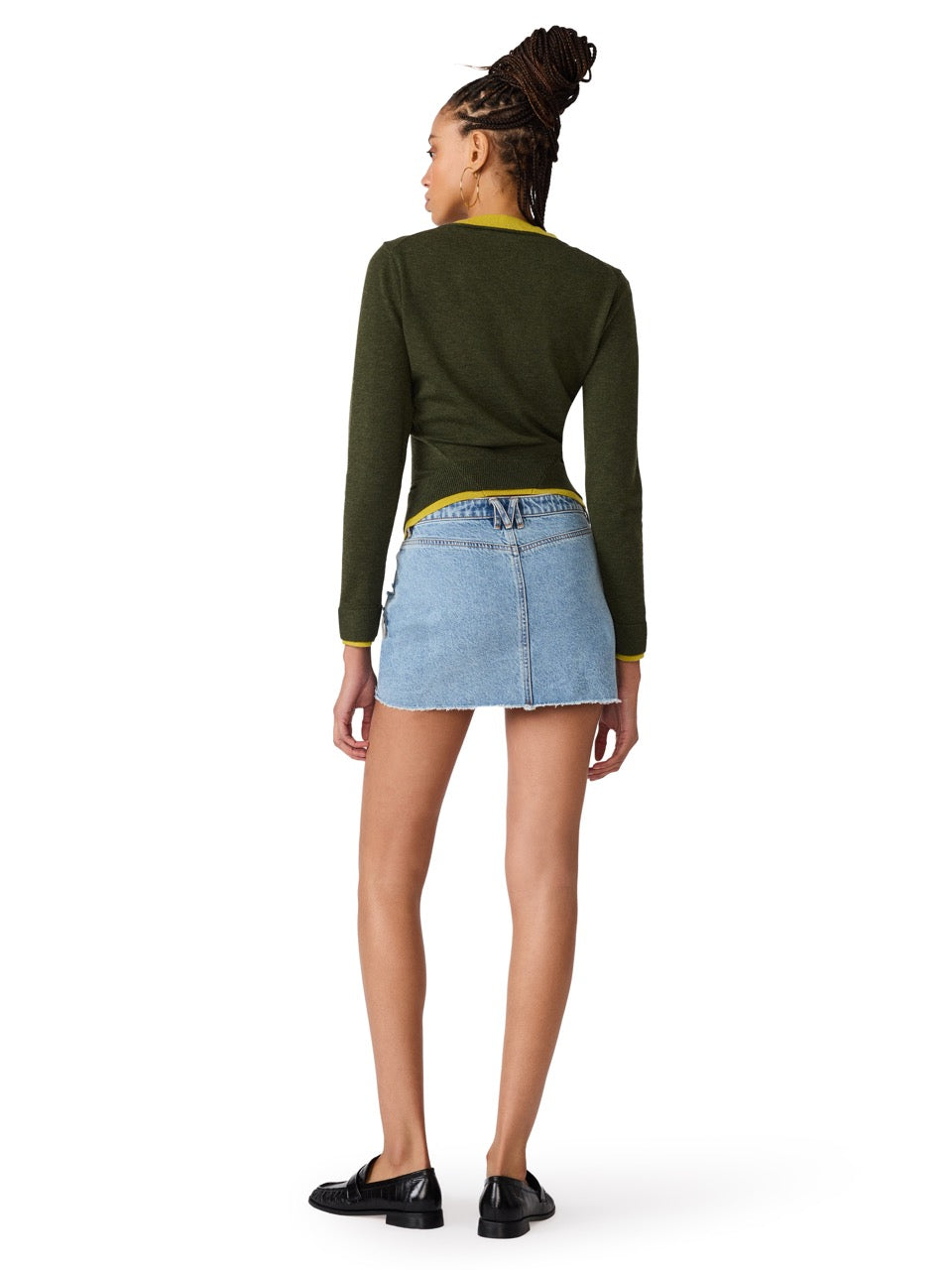 Steve Madden Arwen Cardigan dark olive