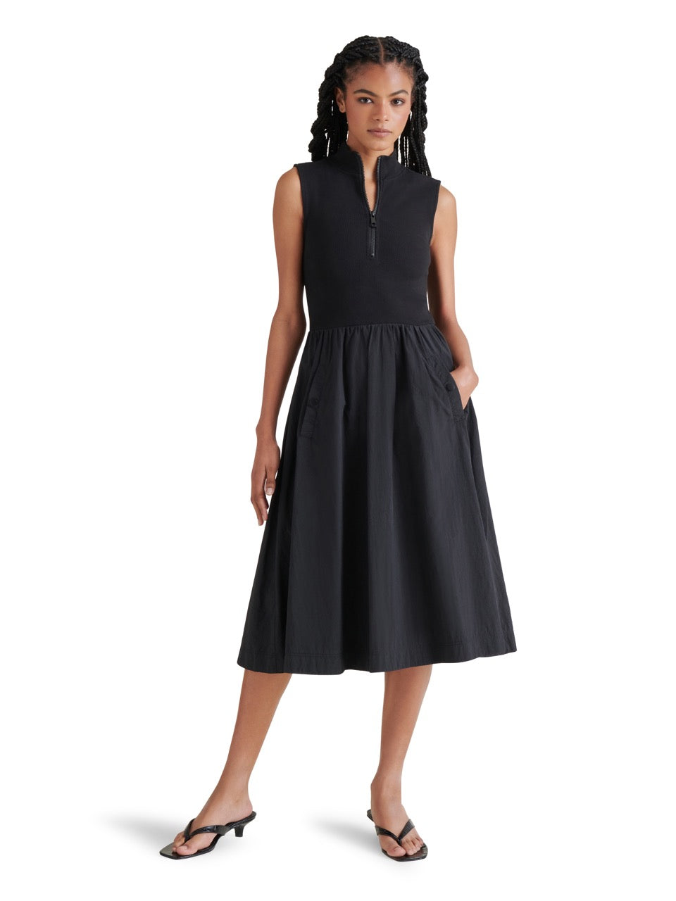 Steve Madden Berlin Dress in black-front