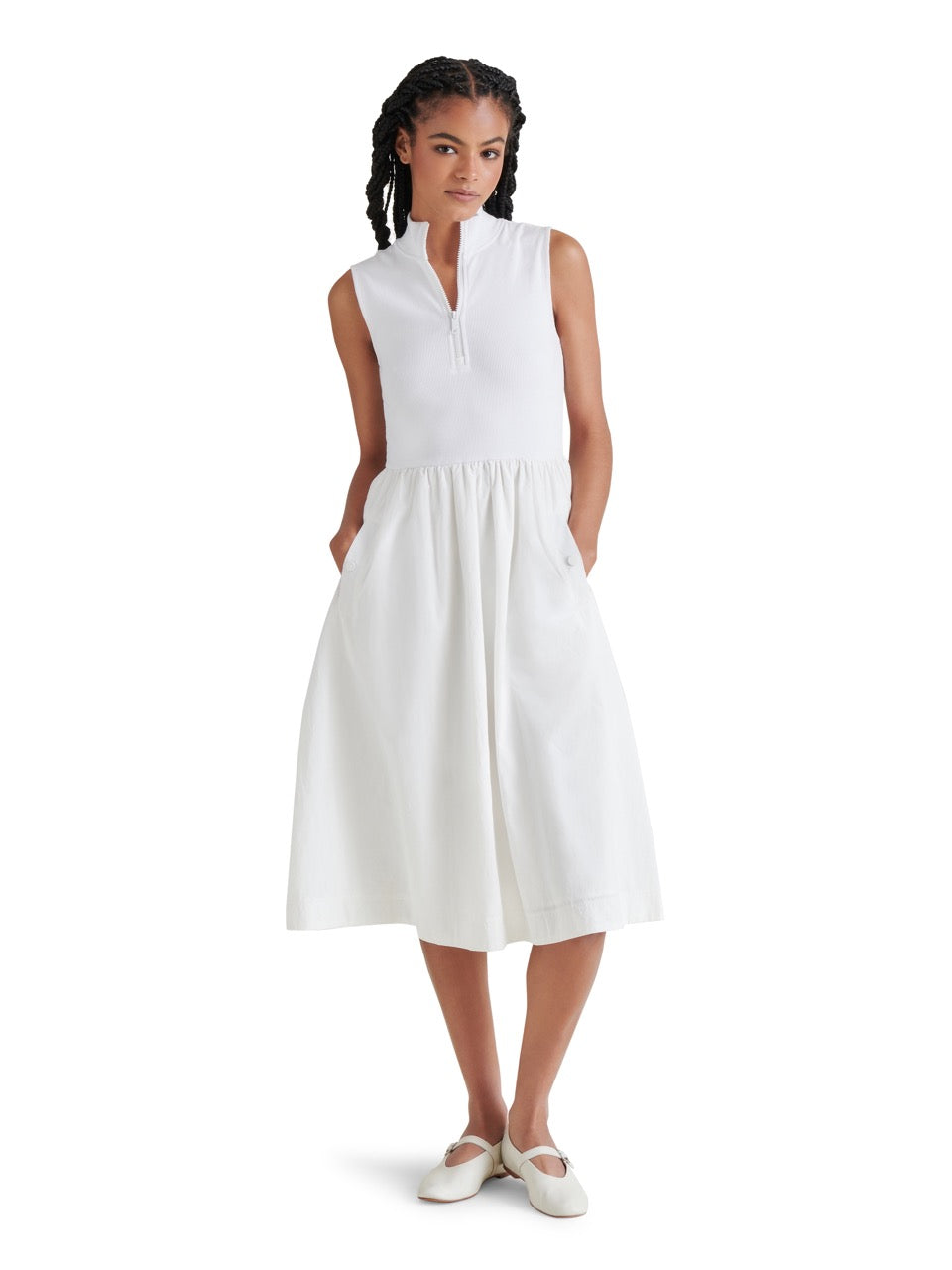 Steve Madden Berlin Dress in white-front