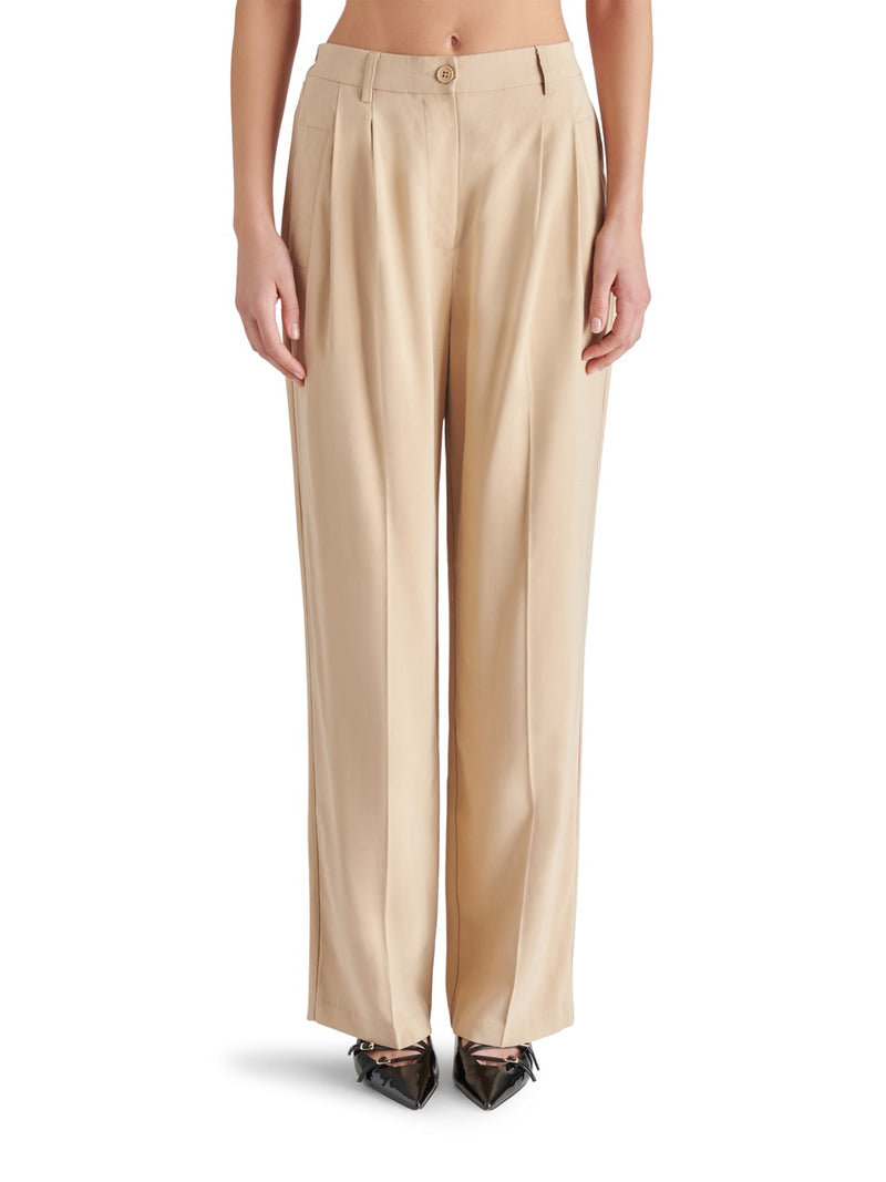 steve madden blaze pants in khaki-front