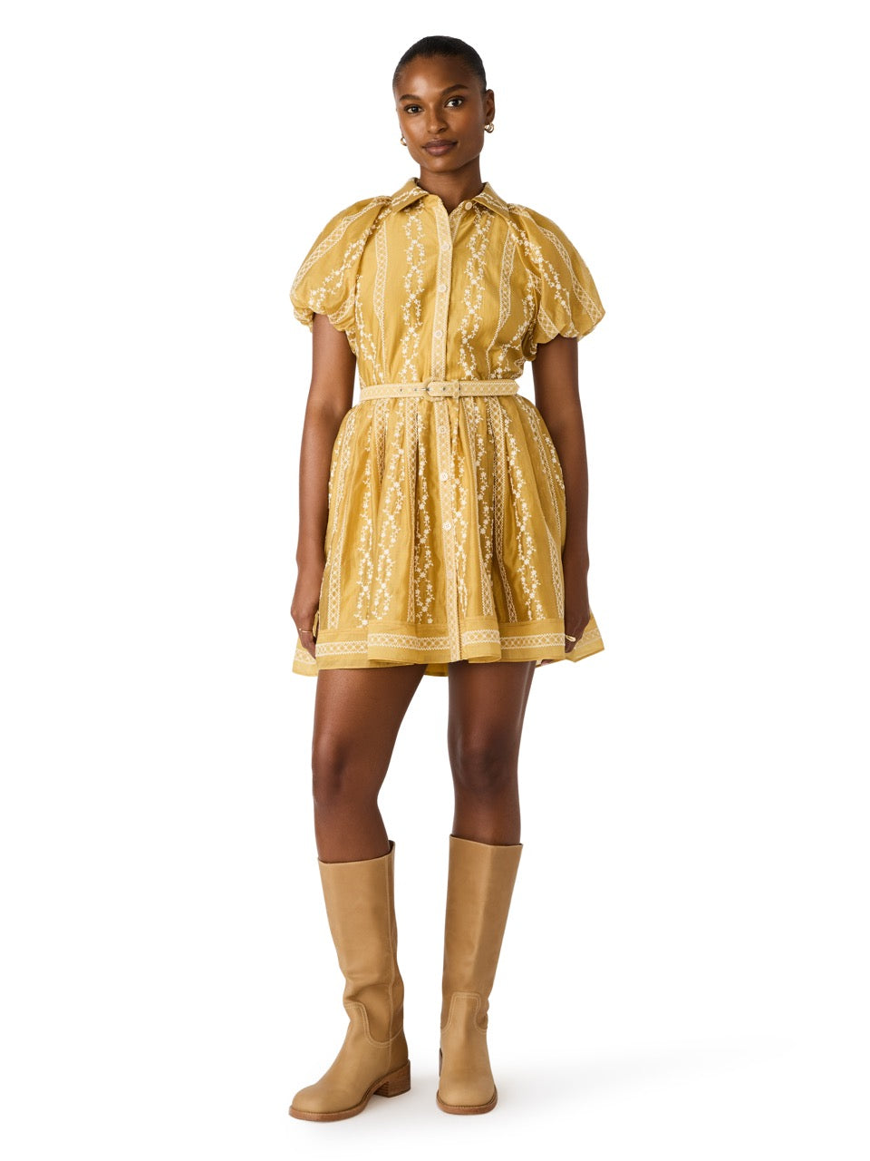 Steve Madden Daisy Dress vintage gold 