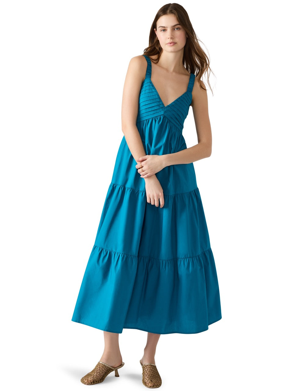 Steve Madden Eliora Maxi Dress in celestial blue 