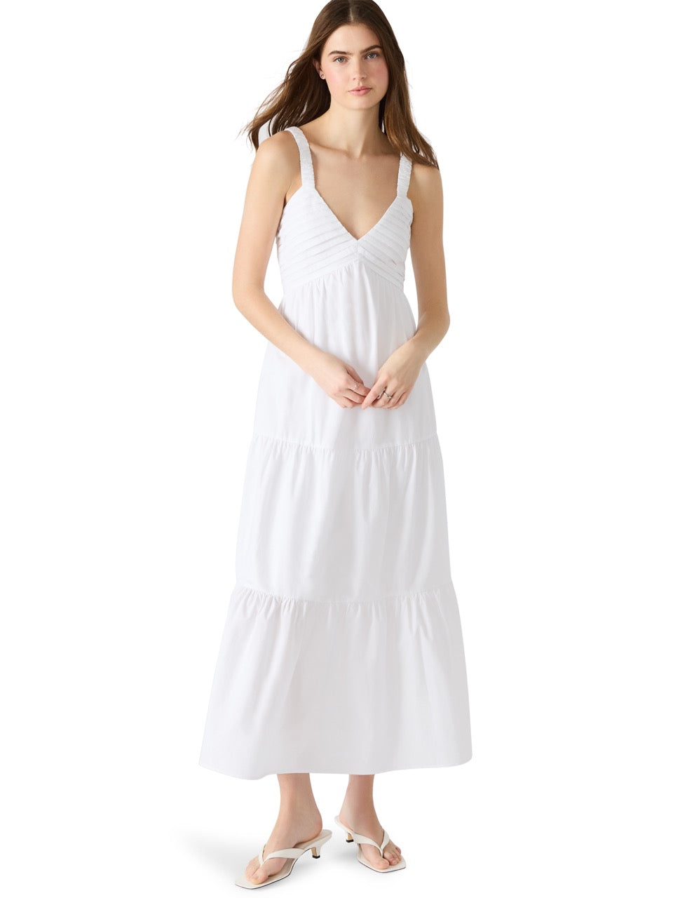 Steve Madden Eliora Maxi Dress in white