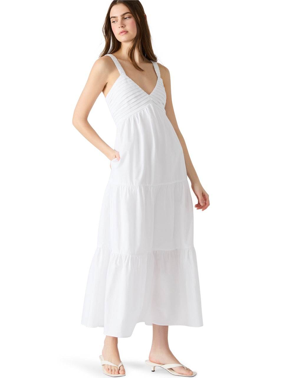 Steve Madden Eliora Maxi Dress in white
