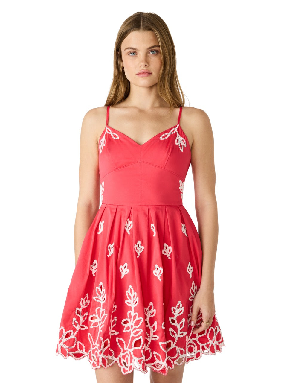Steve Madden Emelia Floral Dress burnt coral 