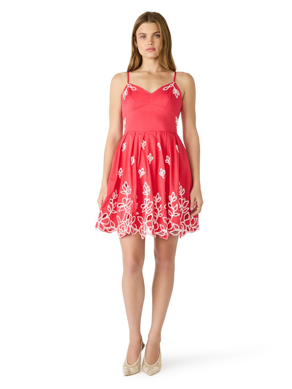 Steve Madden Emelia Floral Dress burnt coral 