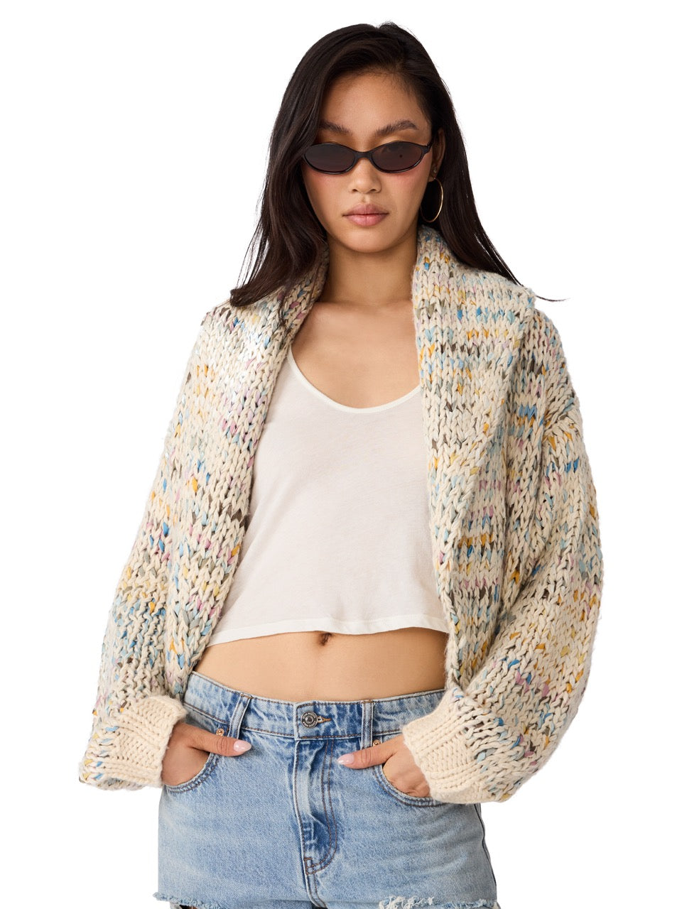 Steve Madden Enid Yarn Sweater multi 