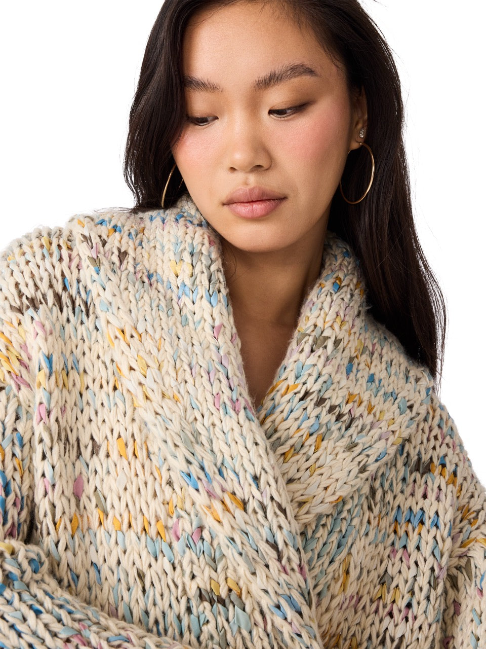Steve Madden Enid Yarn Sweater multi 