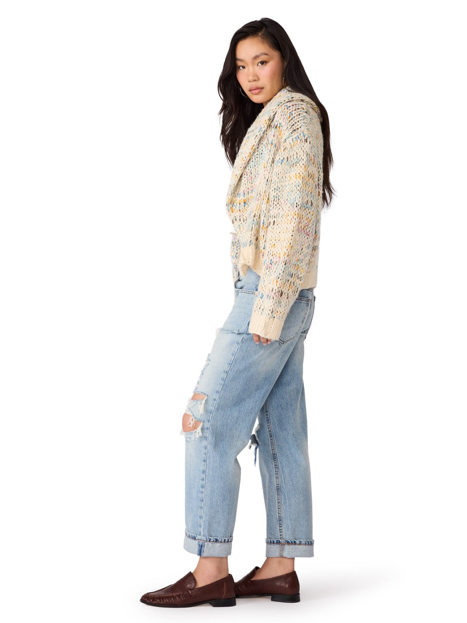 Steve Madden Enid Yarn Sweater multi 