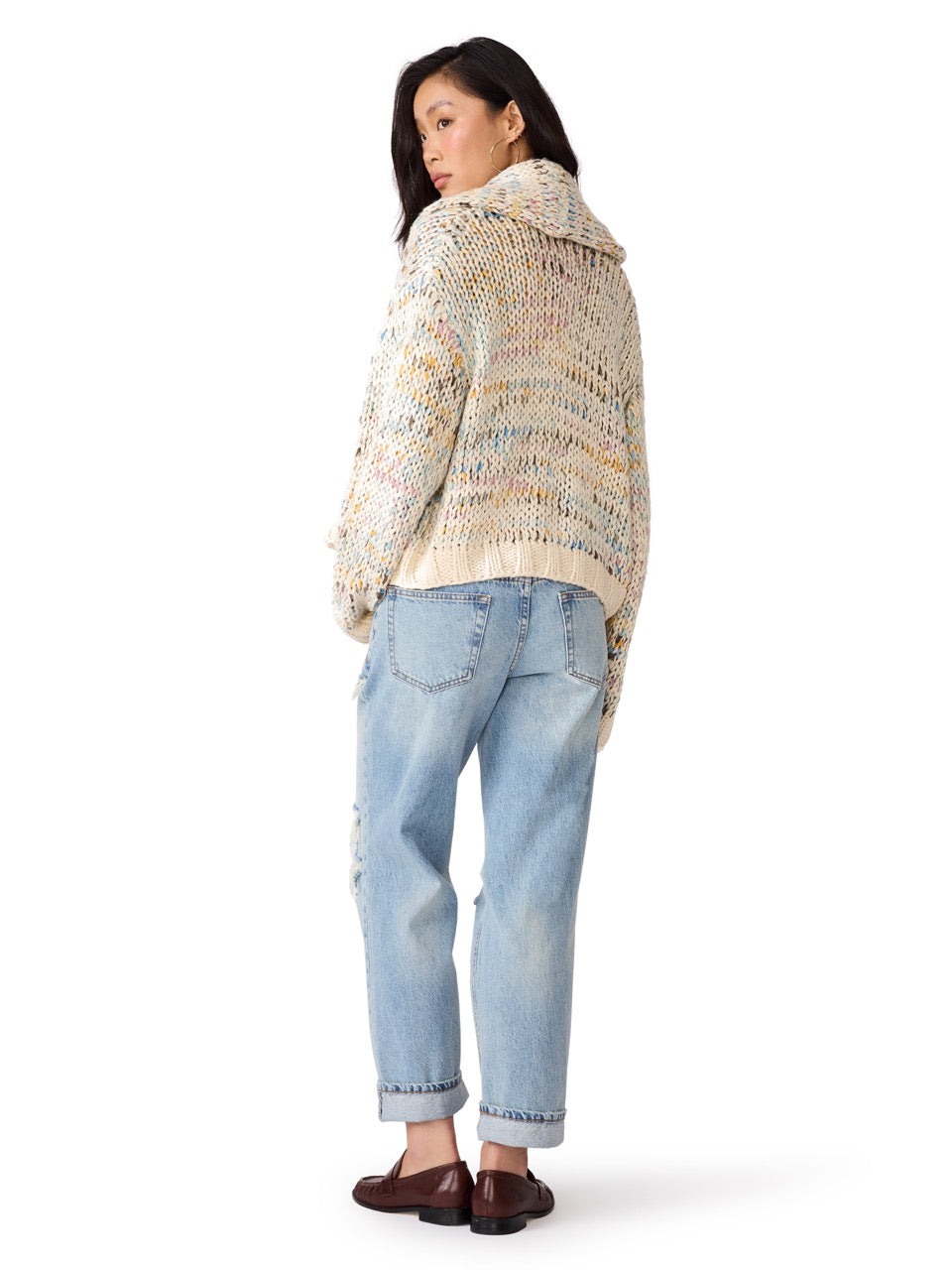 Steve Madden Enid Yarn Sweater multi 