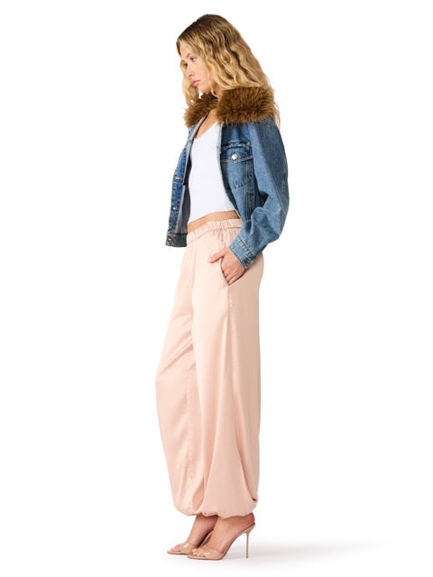 Steve Madden Halo Bubble Hem Pant ballet pink 