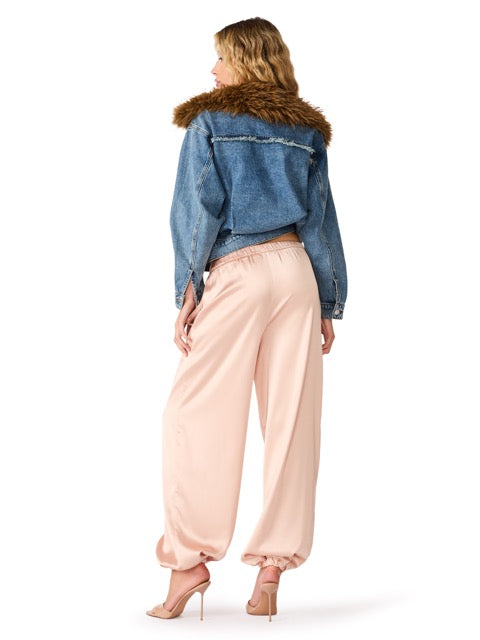 Steve Madden Halo Bubble Hem Pant ballet pink 