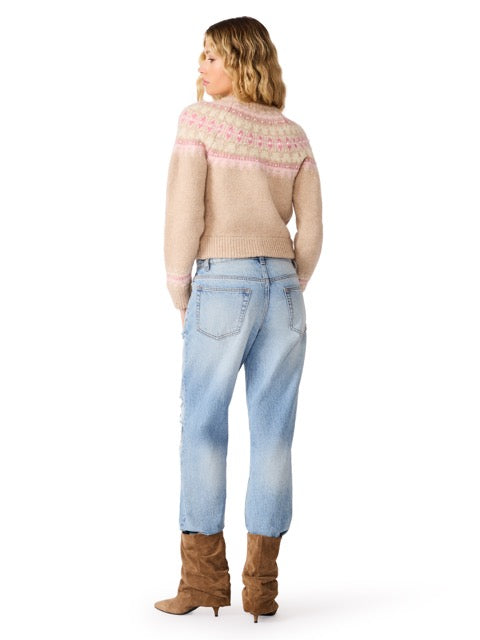 Steve Madden Harriet Fair Isle Cardigan multi 