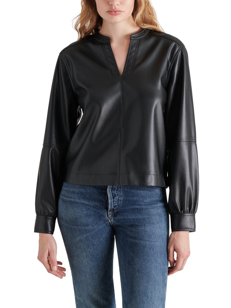 Steve Madden Jayna Top in black-front