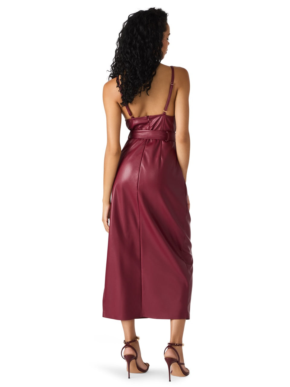 Steve Madden Kailey Midi Dress cordovan