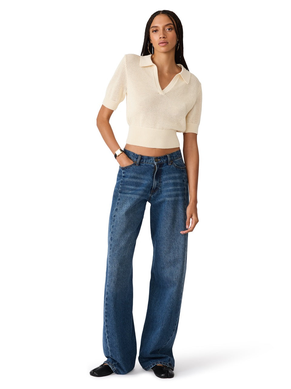 Steve Madden Lark Sweater cream 