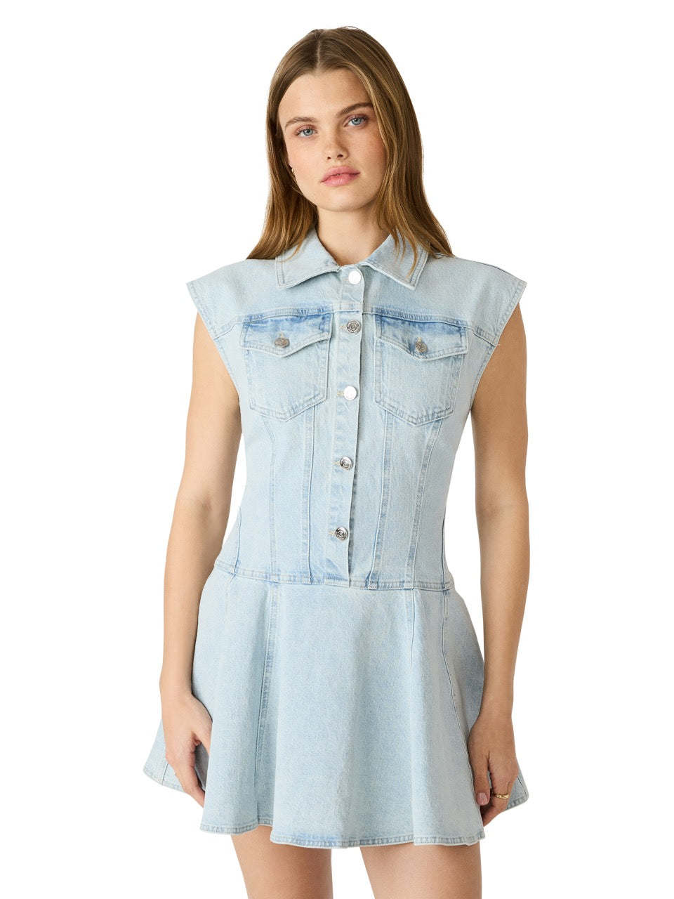 Steve Madden Liya Denim Dress sulpher spring 