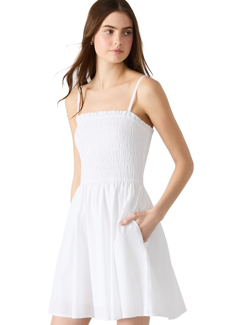 Steve Madden Lotty Mini Dress in white 