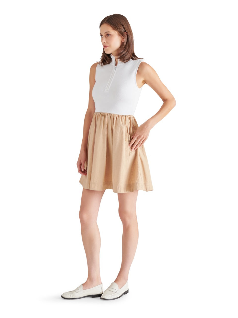 Steve Madden Lyon Dress in taupe-side