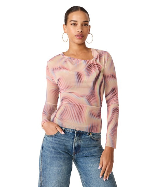 Steve Madden Lysandra Top rainbow floral 