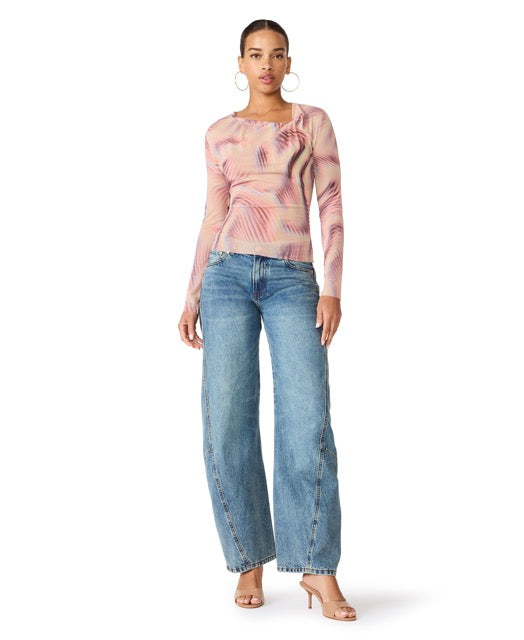 Steve Madden Lysandra Top rainbow floral 