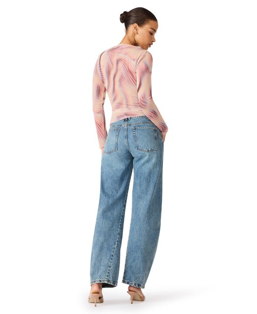 Steve Madden Lysandra Top rainbow floral 