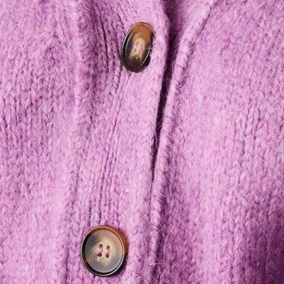 Steve Madden Mica Cropped Cardigan dusty lavender